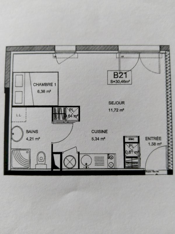 Appartement T1 bis | Lanester - Photo 2 - Lanester